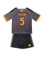 AS Roma Evan Ndicka #5 Alternativní dres pro děti 2026-27 Krátký Rukáv (+ trenýrky)